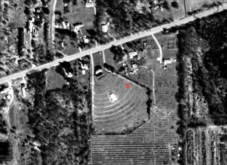 Sunset Auto Theatre - Aerial - Photo From Terraserver